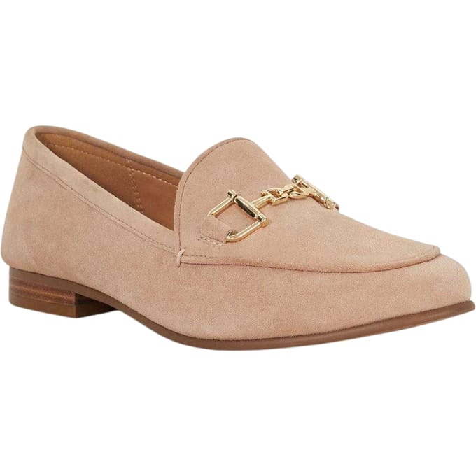 Dune London Dames Glair Suede Instappers (Taupe)