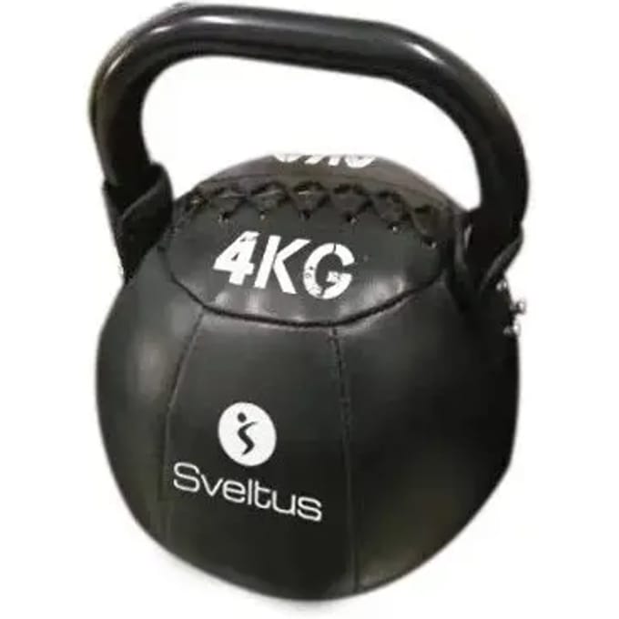 Sveltus Soft Kettlebell PU Black - 4kgs