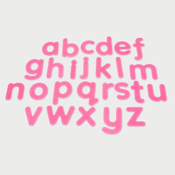 SiliShapes - Letters om te voelen