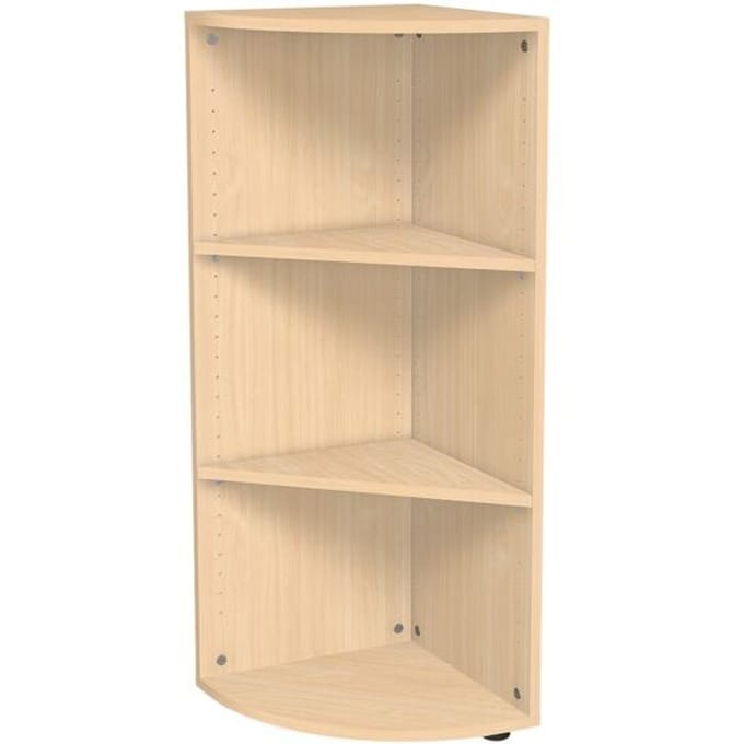 PALENQUE hoek boekenkast, 3 OH, B 400 x D 400 x H 1104 mm, beukendecor