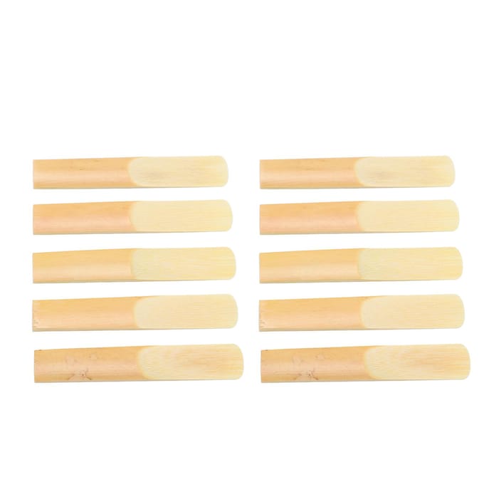 10 STUKS Sterkte 2.5 Klarinetriet Vervanging Bes Trillende Rieten Klarinet Accessoires beige