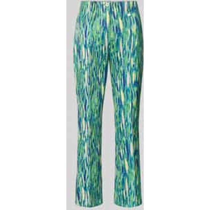 feminine fit broek in allover-look