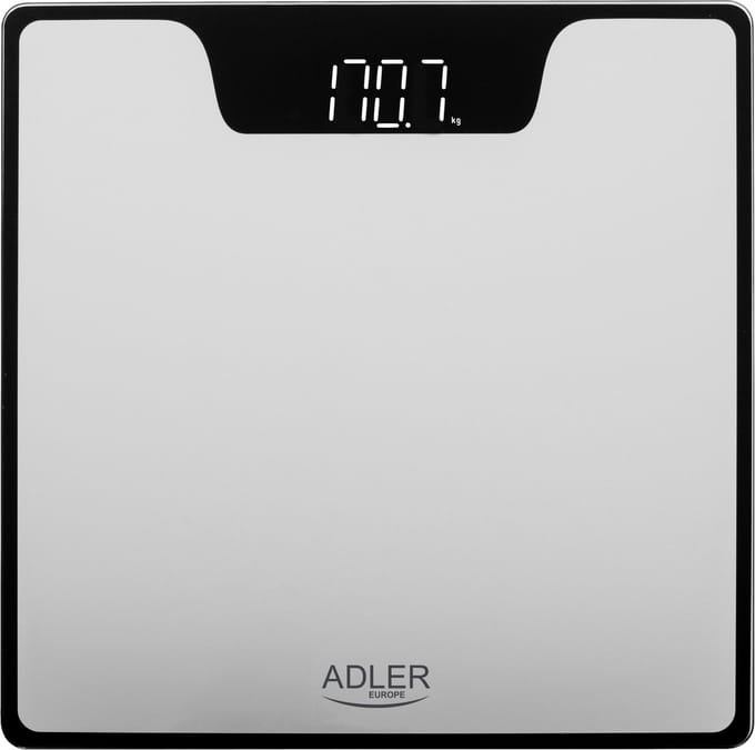 adler AD 8174s - Personenweegschaal - Zilver - met led display