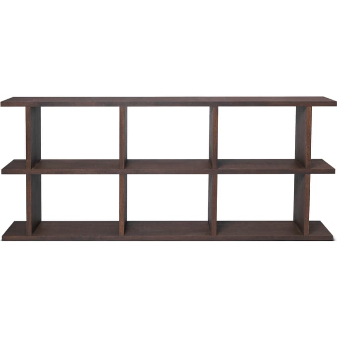 Ferm Living Kona boekenplank - dark stained - 3 x 2