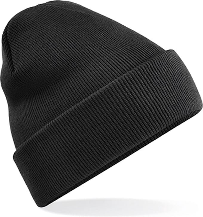 New Age Devi - "Zwarte 'Original Cuffed Beanie' - Stijlvol en Warm"