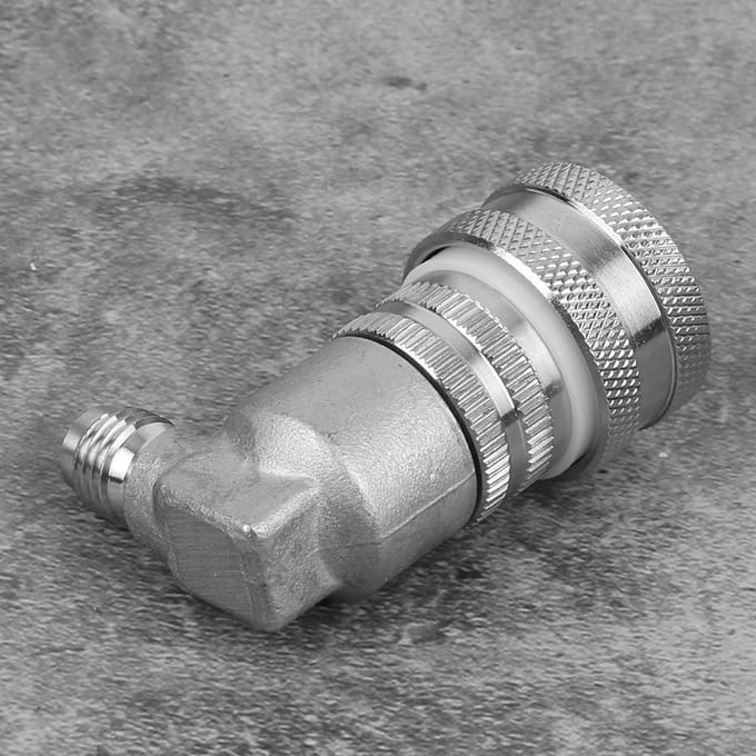 Roestvrijstalen Kogelvergrendeling Keg Snelkoppeling met MFL14inch Aansluiting Gas Corny Aansluiting gray