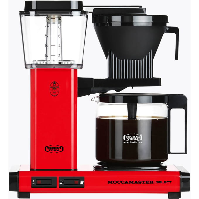 Moccamaster KBG Select - Filterkoffiezetapparaat - Red - 5 jaar garantie
