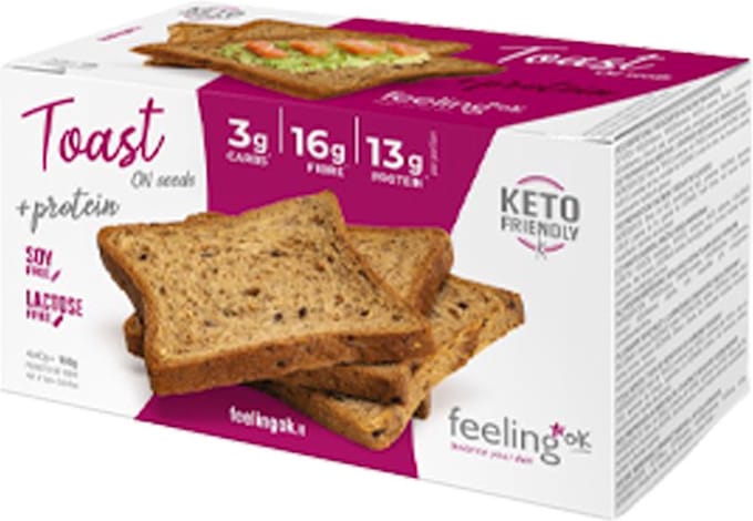 Feeling OK | Toast Oliezaden Start | 4 stuks | 4 x 160g