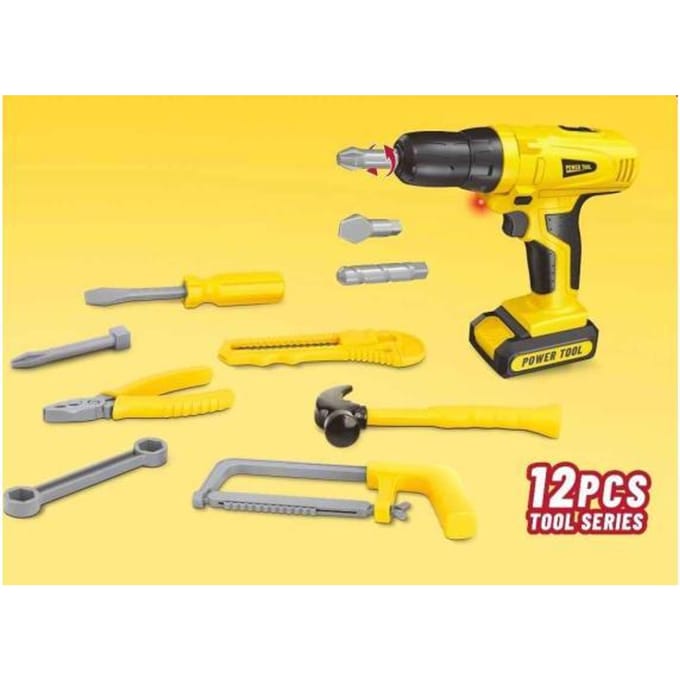 Toolbox koffer met electrische boormachine Werkbank & gereedschap