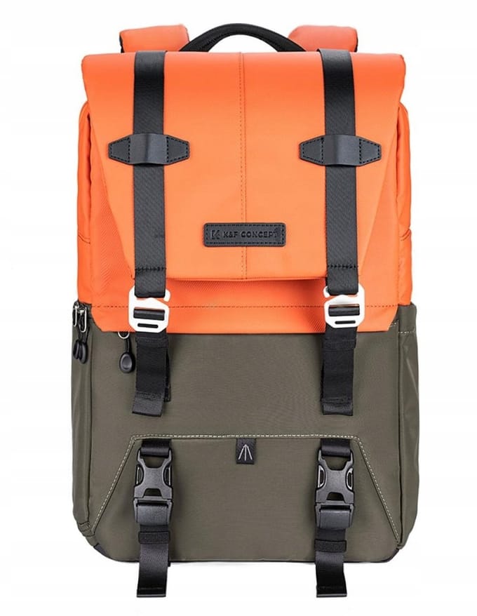 K&F Concept Stedelijke Fototas Rugzak 20L - Oranje