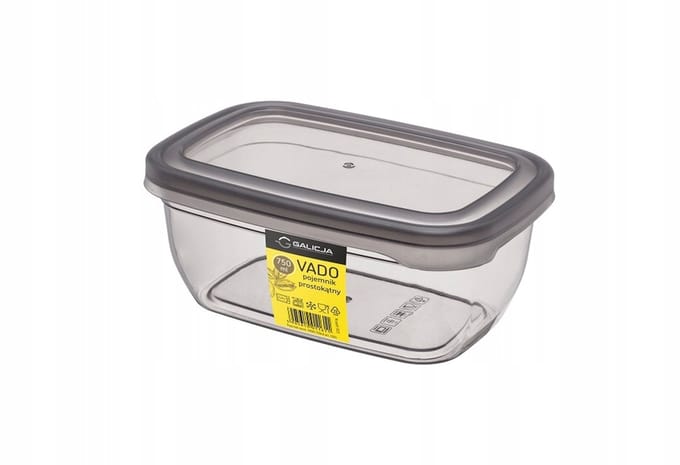 VADO Voedselcontainer 0,75L Rechthoekig - Vaatwasser, Magnetron & Vriezerbestendig
