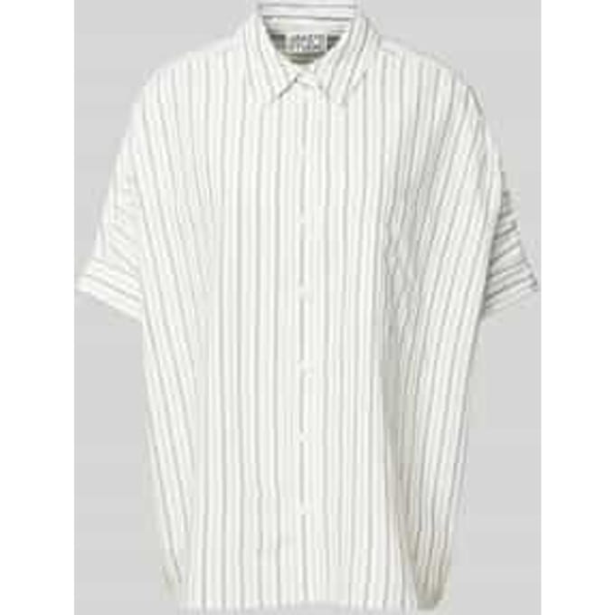 Relaxed fit blouse met 1/2-mouwen