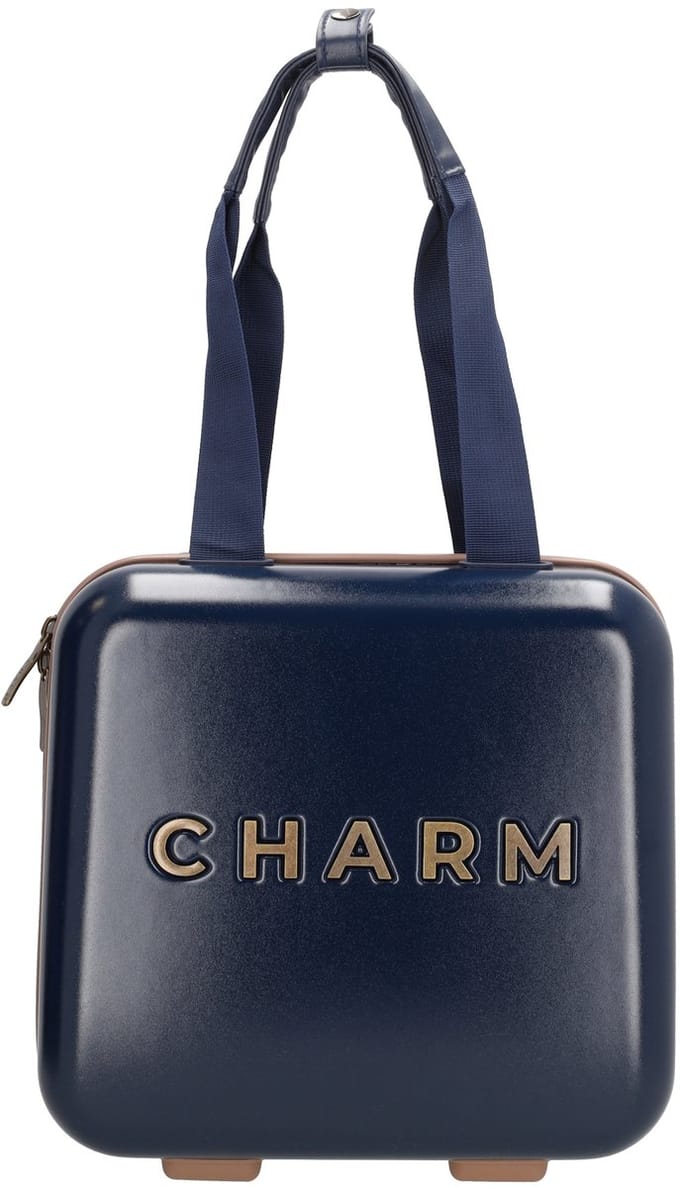 Charm London Capetown Beautycase - Travel - Koffer - Toiletspullen - Blauw