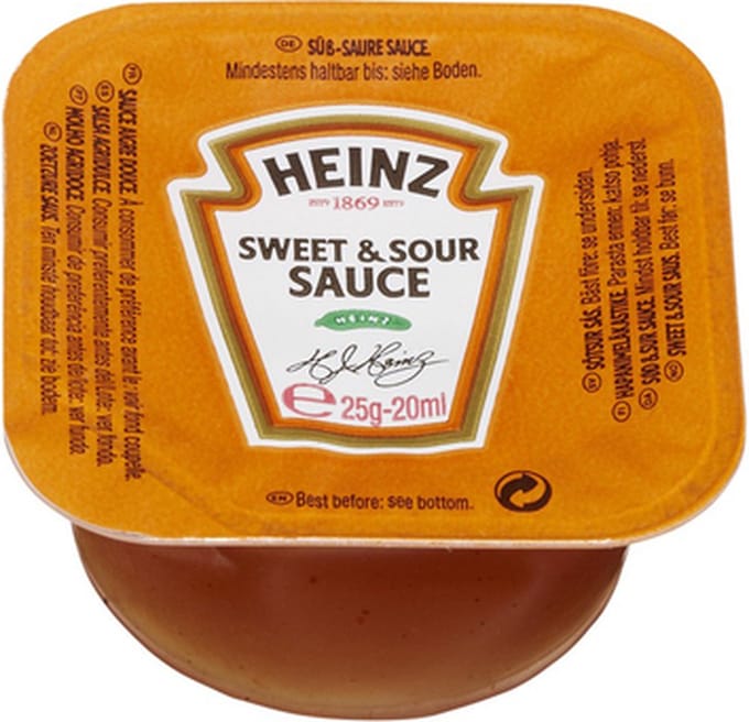 Heinz | Sweet & Sour Sauce | Dippots | 100 x 25 gram