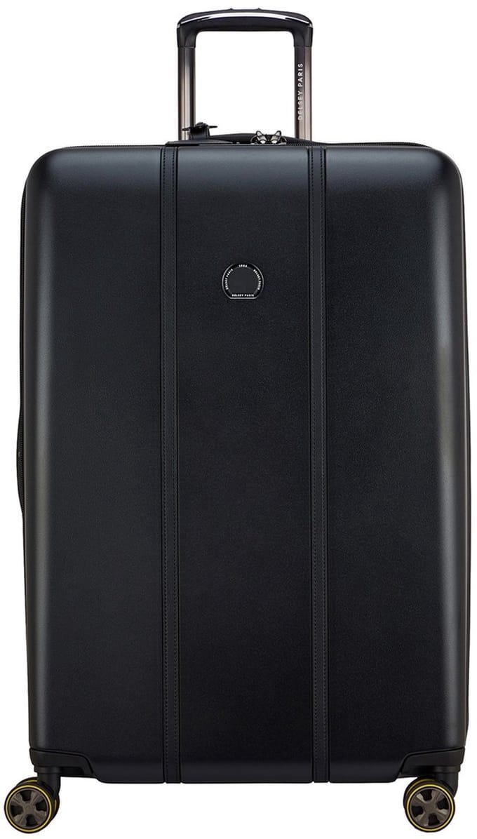 Delsey Cadence Spinner 76 cm - Uitbreidbaar 102/112 liter - 76x50x32/35 cm - deep black