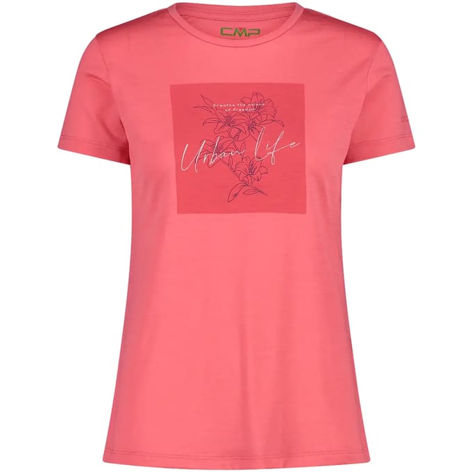 Dames T-shirt met ronde hals van merinowol CMP