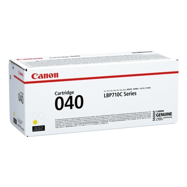 Canon 040 toner cartridge geel (origineel)