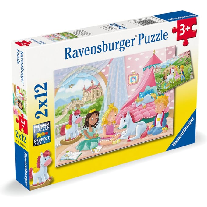 Ravensburger puzzel Prince & Princess - Twee puzzels - 12 stukjes - kinderpuzzel