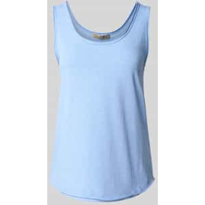 Top met bandjes en ronde hals