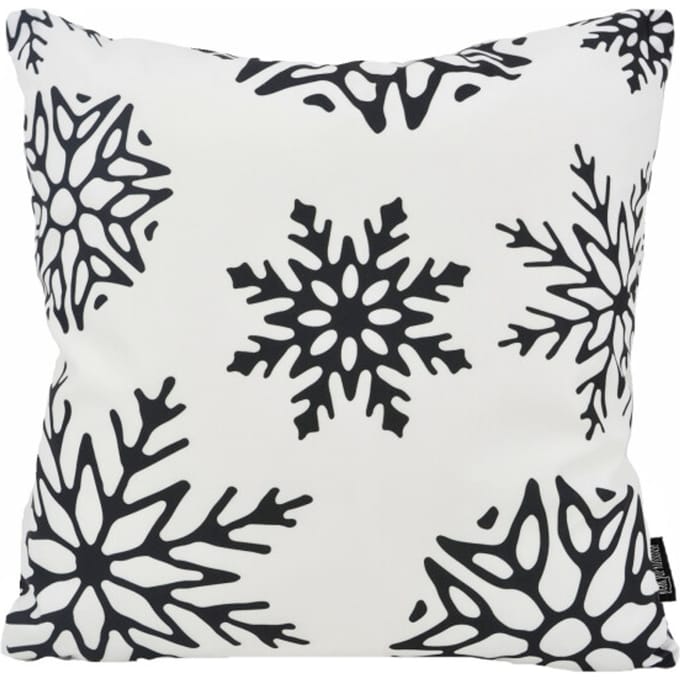 Gek op kussens! Sierkussen zwart-wit kerst #2 | 45 x 45 cm | katoen/polyester