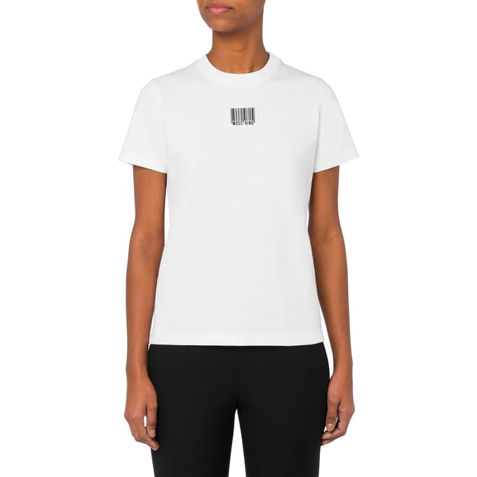 Moschino T-shirt Patch Barcode White Taglia: XXS | Maglie Sportivi Outlet | Donna | Bianco