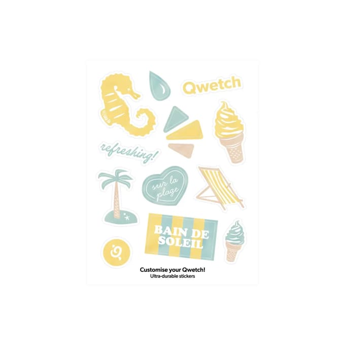 Beperkte editie stickers Qwetch