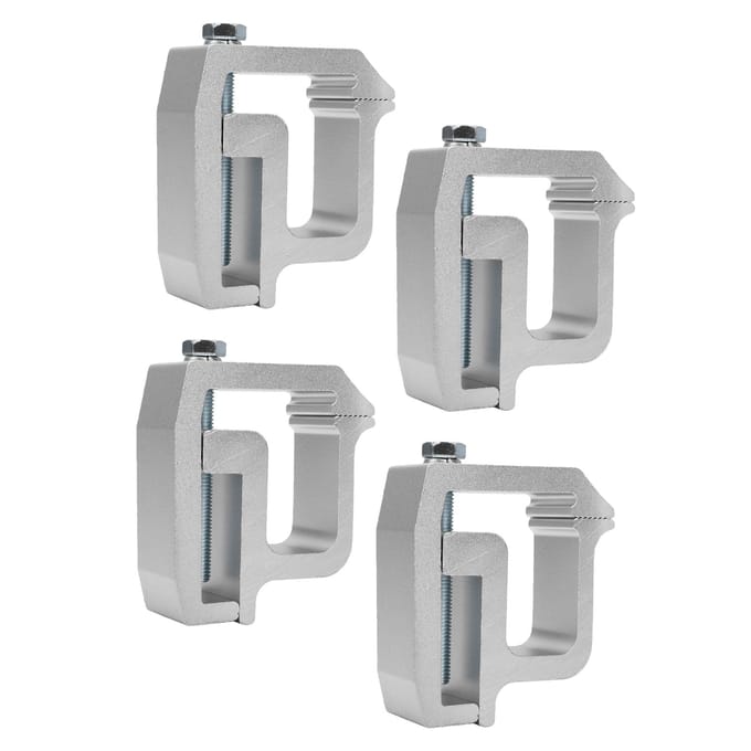 Truck Topper Ladderrek Klem Heavy Duty Kampeerauto Shell Klem Vervanging voor Ram 1500 2500 3500 Zilver zilver