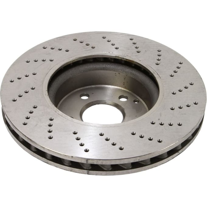 Remschijf TRW DF4862S voorkant, geperforeerd, sleuf, sterk gecarboniseerd, 1 Stuk