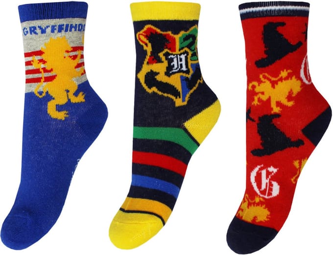 Harry Potter - sokken Harry Potter 3 paar- jongens- maat 23/26