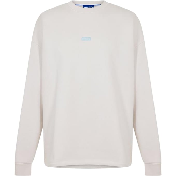 Hugo Heren Naviu Sweatshirt met rugprint (Wit)