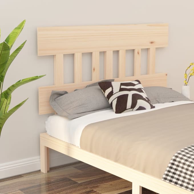 vidaXL - Hoofdbord - 163,5x3x81 - cm - massief - grenenhout