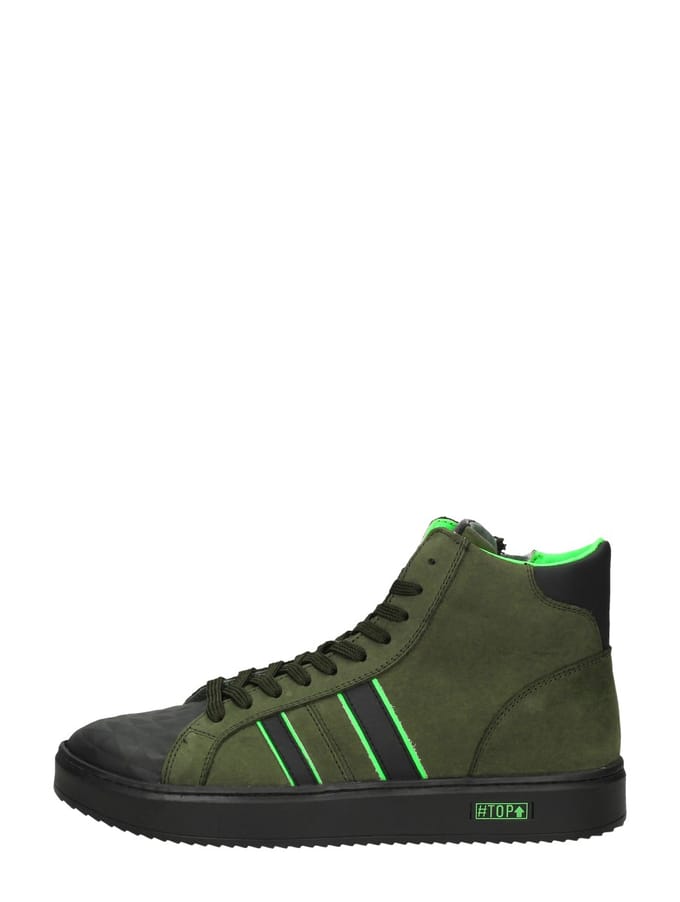 Sub55 - Jongens Veterschoenen Groen 32