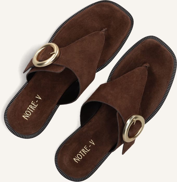 Notre-V 276s 232090 Slippers - Dames - Bruin - Maat 42