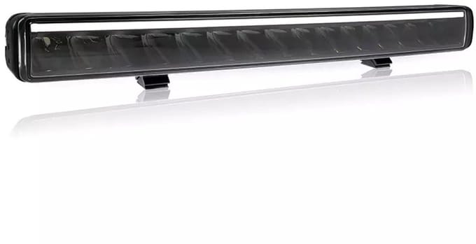 LED bar - W-Light - Comber II - 21.4 - 54.4cm - Smoke - curved - Positielicht Wit/Amber - Driving Spot Combo