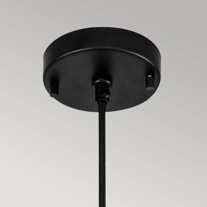 Elstead Lighting LED Hanglamp Etoile | 1X E27 Max 60W | Dimbaar | Matte Black and Gold Leaf
