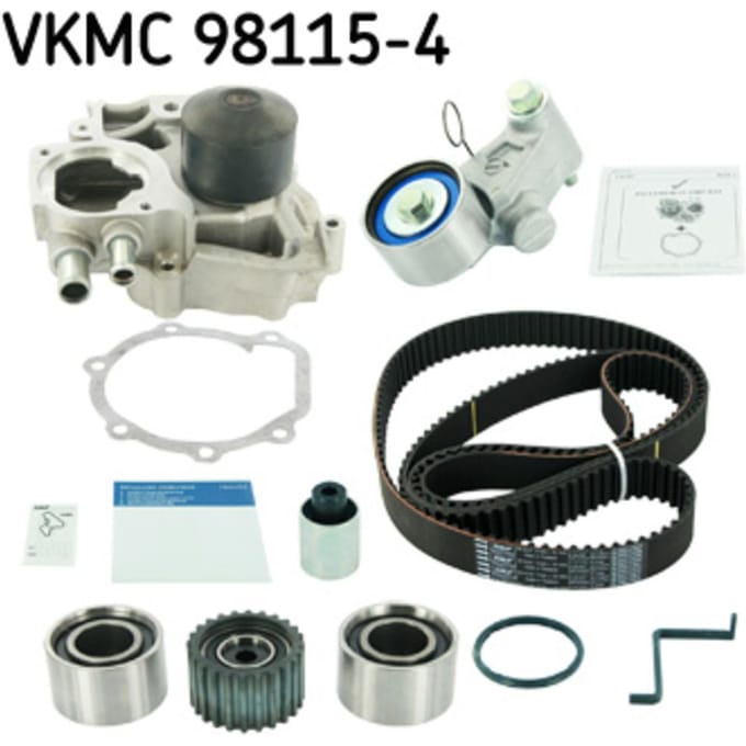 Waterpomp+distributieriem set SKF VKMC 98115-4