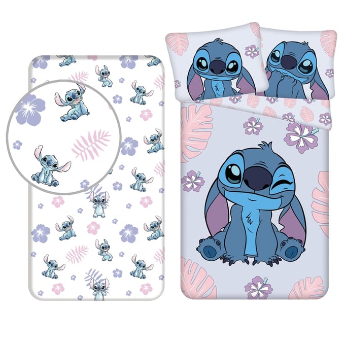 Lilo & Stitch Dekbedset - Dekbedovertrek - Hoeslaken - Kussensloop