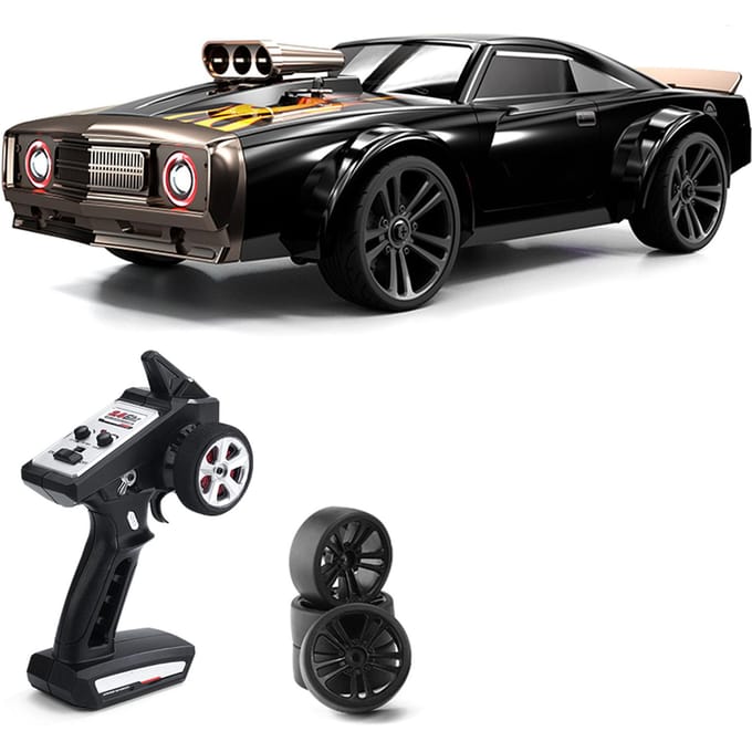 Afstandsbediening Drift Auto 1/16 Afstandsbediening Auto 2,4 GHz 4WD 35 km/u Afstandsbediening Raceauto Hoog 1 battery rood
