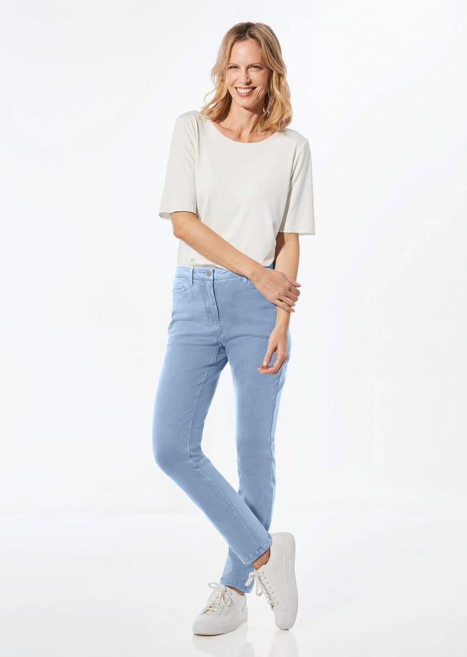 Superstretch-jeans BELLA - lichtblauw - Gr. 255 van Goldner Fashion