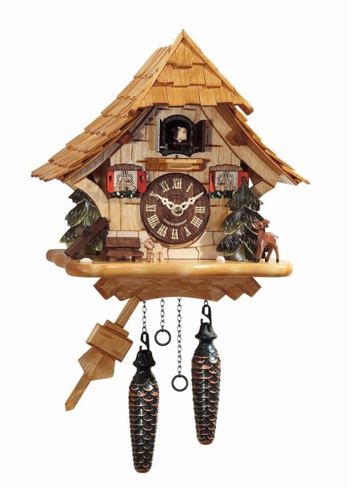 Engstler - 492/7_Q - Koekoeksklok - Kwarts - Natuur - 27 cm