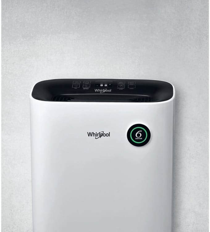 Whirlpool DE20W5252 6,5 l 44 dB 420 W Zwart, Wit