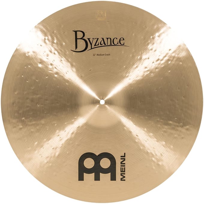 Meinl Byzance Medium Crash 22", B22MC, Traditional Finish - Crash bekken