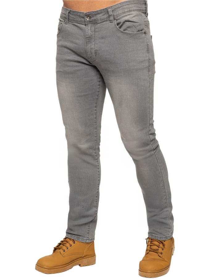 Enzo Heren Slim Stretch Denim Jeans