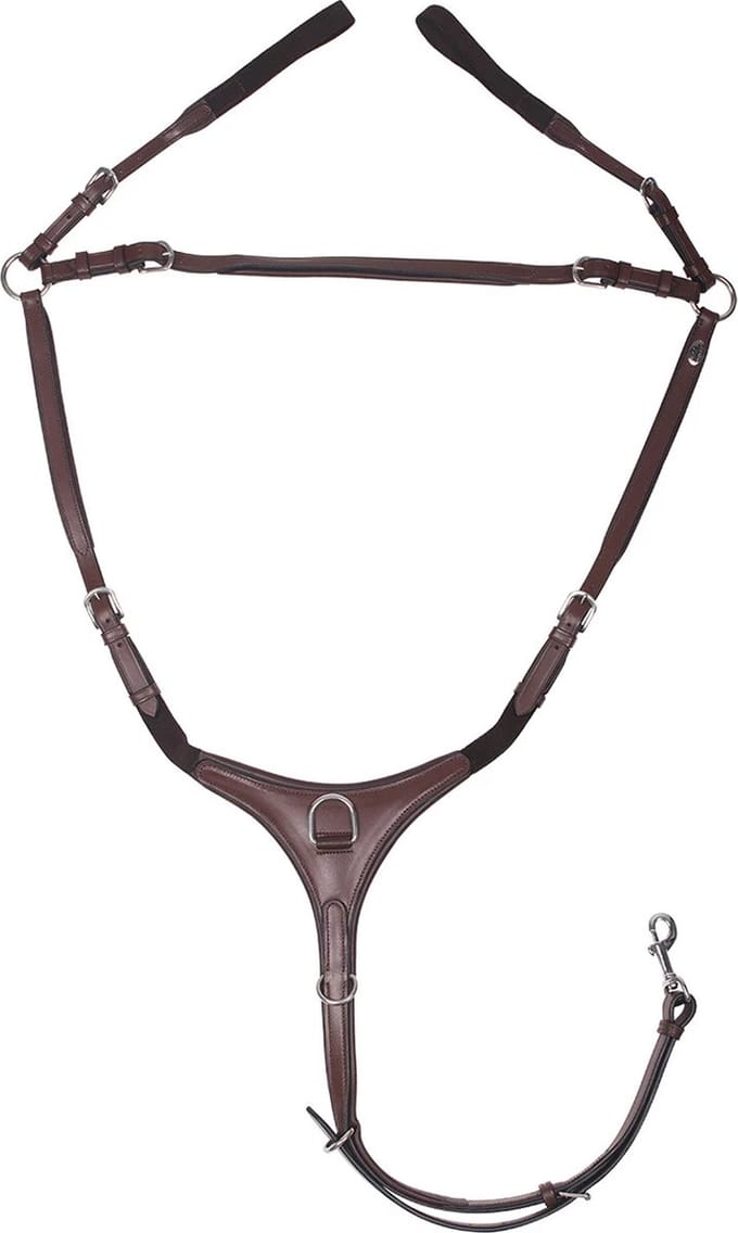 Qhp Borsttuig Luxury Bruin - Full | Teugels paard