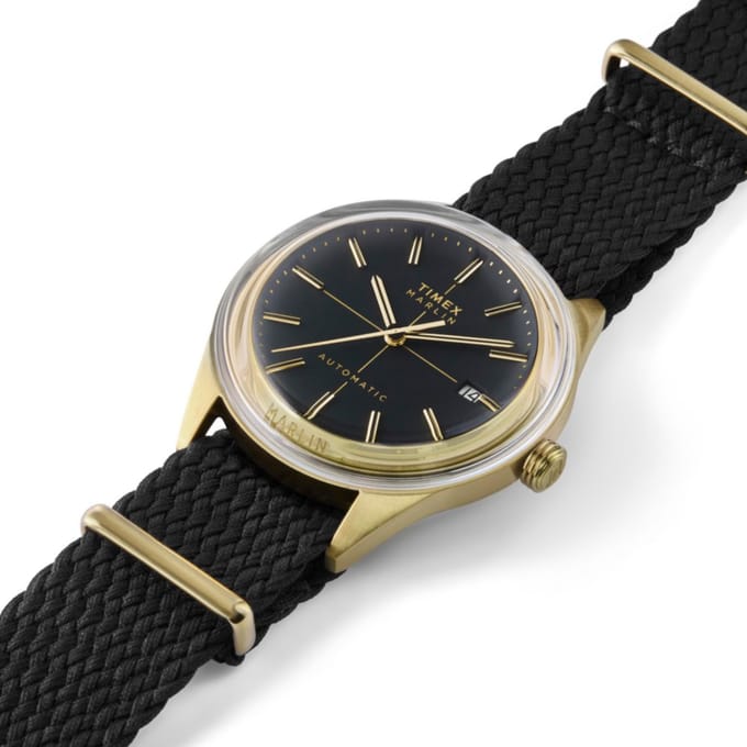Timex Marlin Jet TW2Y24300 Horloge - Textiel - Zwart - Ø 38 mm