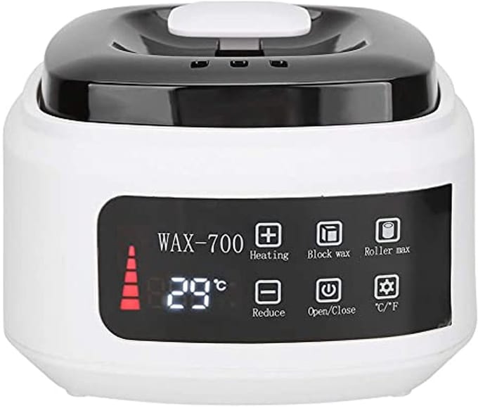 Waxverwarmer - Ontharingsapparaat - Thuis ontharen - Digitale temperatuurregeling - 500 ml - Wit