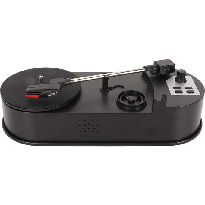 Platine vinyle portable, convertisseur USB vers MP3, compatible avec les lecteurs vintage 33/45 pouces avec prise jack 3,5 mm