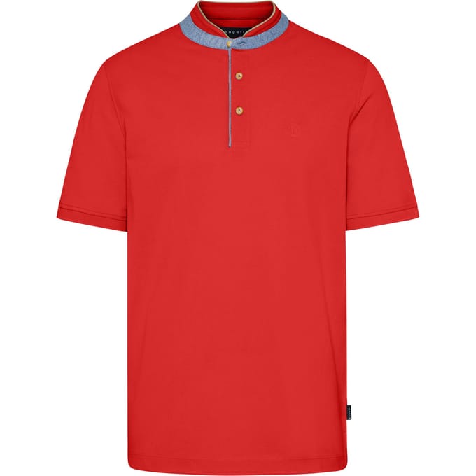 Bugatti Herren Polo met opstaande kraag