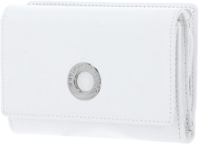 MANDARINA DUCK portemonnee Mellow Leather Wallet with Flap Blanc wit