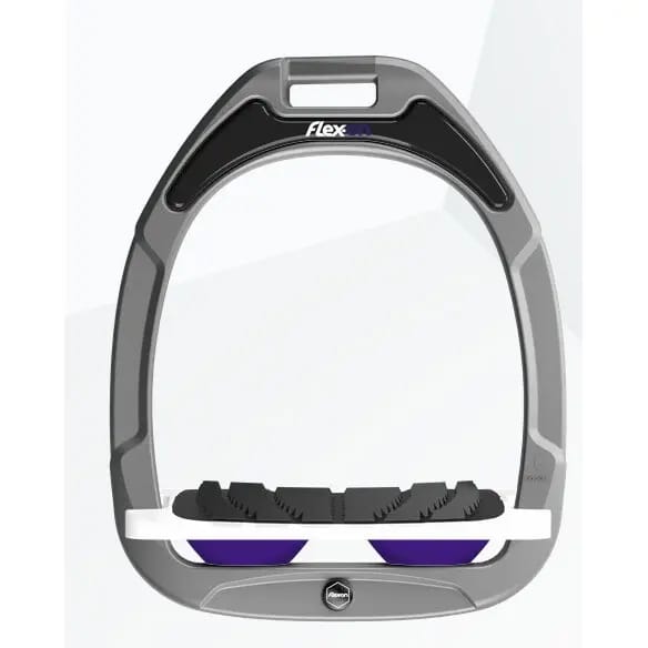 Ingelaste Grip Aluminium/Wit/Paarse Flex-On Green Composite